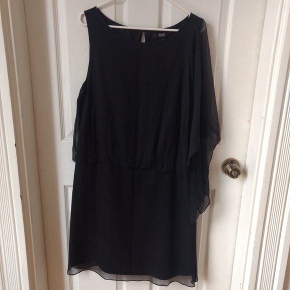 BCBG Paris Black Cocktail Dress - Picture 1 of 6